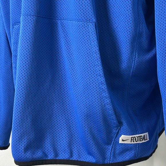 Nike Men's Royal Blue Football Performance Hoodie Pullover Therma Fit XL - Picture 5 of 9